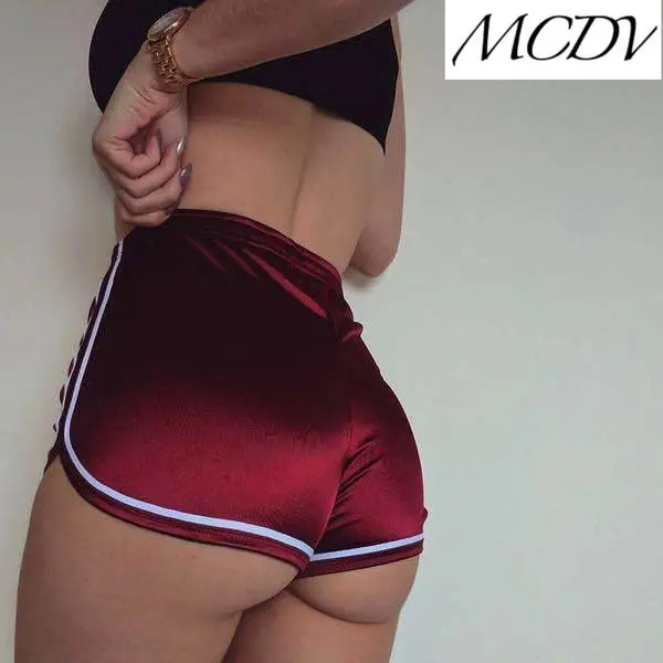 MCDV Summer Women's New European Style Fashion Everything Smooth Elastic High Waist Sports Shorts
MCDV Summer Women's New European Style Fashion Everything Smooth Elastic High Waist Sports Shorts