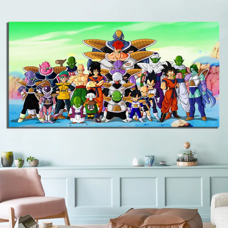 1 Piece HD Cartoon Picture Dragon Ball Z Movie Poster Paintings Canvas Art for Children Room Wall Decor Gift
1 Piece HD Cartoon Picture Dragon Ball Z Movie Poster Paintings Canvas Art for Children Room Wall Decor Gift