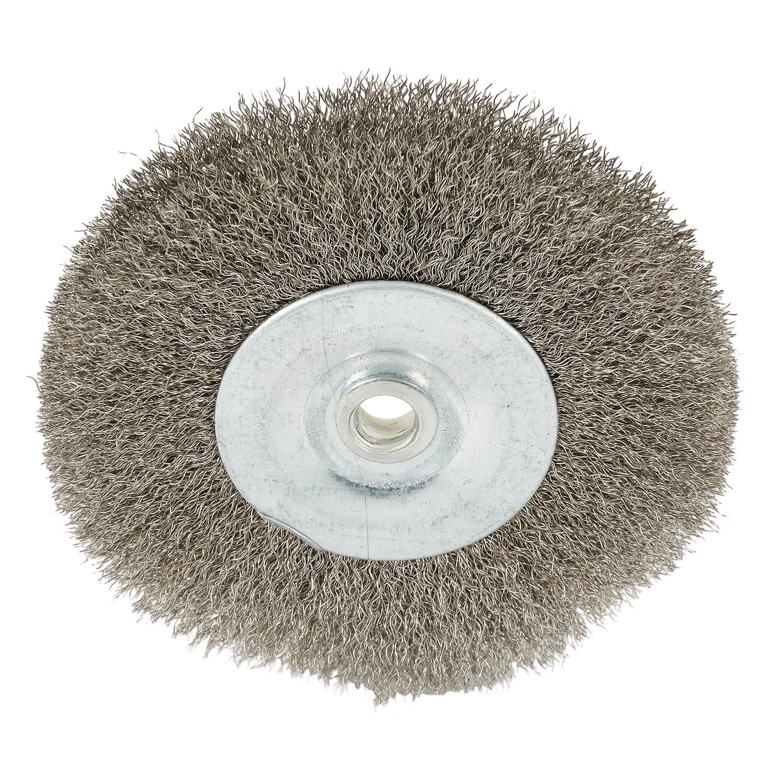 Flat Crimped Wire Wheel Brush For Angle Grinder 0.52in Bore Stainless Steel 3inch Outer Diamter 13mm Internal Diamter Power Tool
Flat Crimped Wire Wheel Brush For Angle Grinder 0.52in Bore Stainless Steel 3inch Outer Diamter 13mm Internal Diamter Power Tool