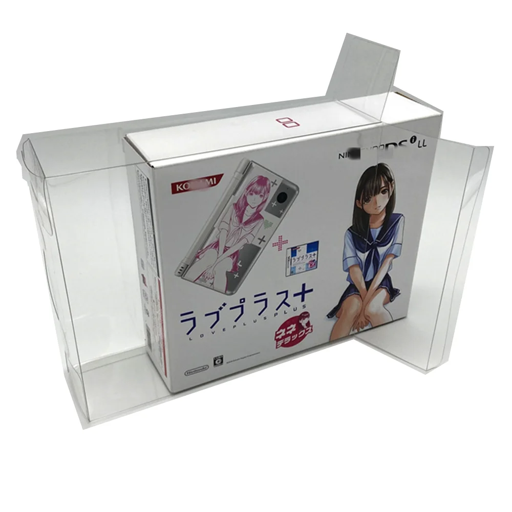 

Collection Display Box For Love Plus/Nintendo DS I LL/NDSILL Game Storage Transparent Boxes TEP Shell Clear Collect Case