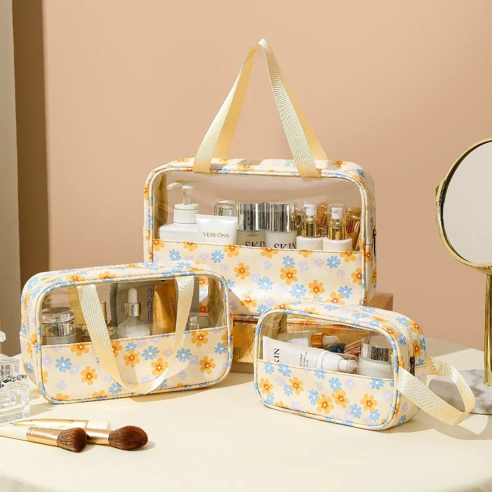 Women Travel Storage Bag Print Cosmetic Makeup Toiletry Portable Washbag Handbag Transparent Waterproof Women Lipstick Pouch
Women Travel Storage Bag Print Cosmetic Makeup Toiletry Portable Washbag Handbag Transparent Waterproof Women Lipstick Pouch