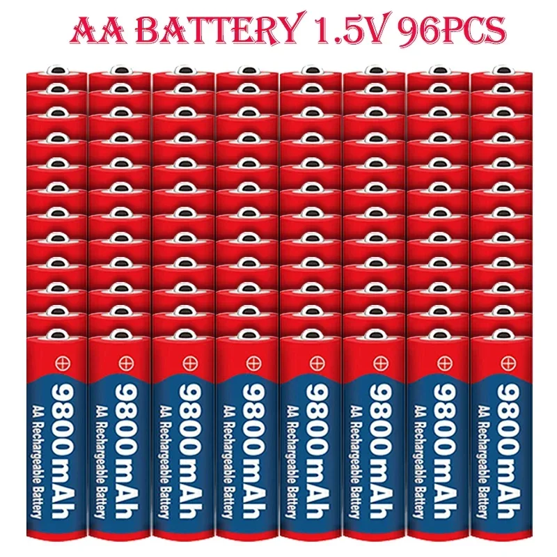 AAbattery100% Original 2023New High Quality 1.5V 9800mAh Rechargeable AA Battery for Led Light Toy Camera Microphone Battery
AAbattery100% Original 2023New High Quality 1.5V 9800mAh Rechargeable AA Battery for Led Light Toy Camera Microphone Battery