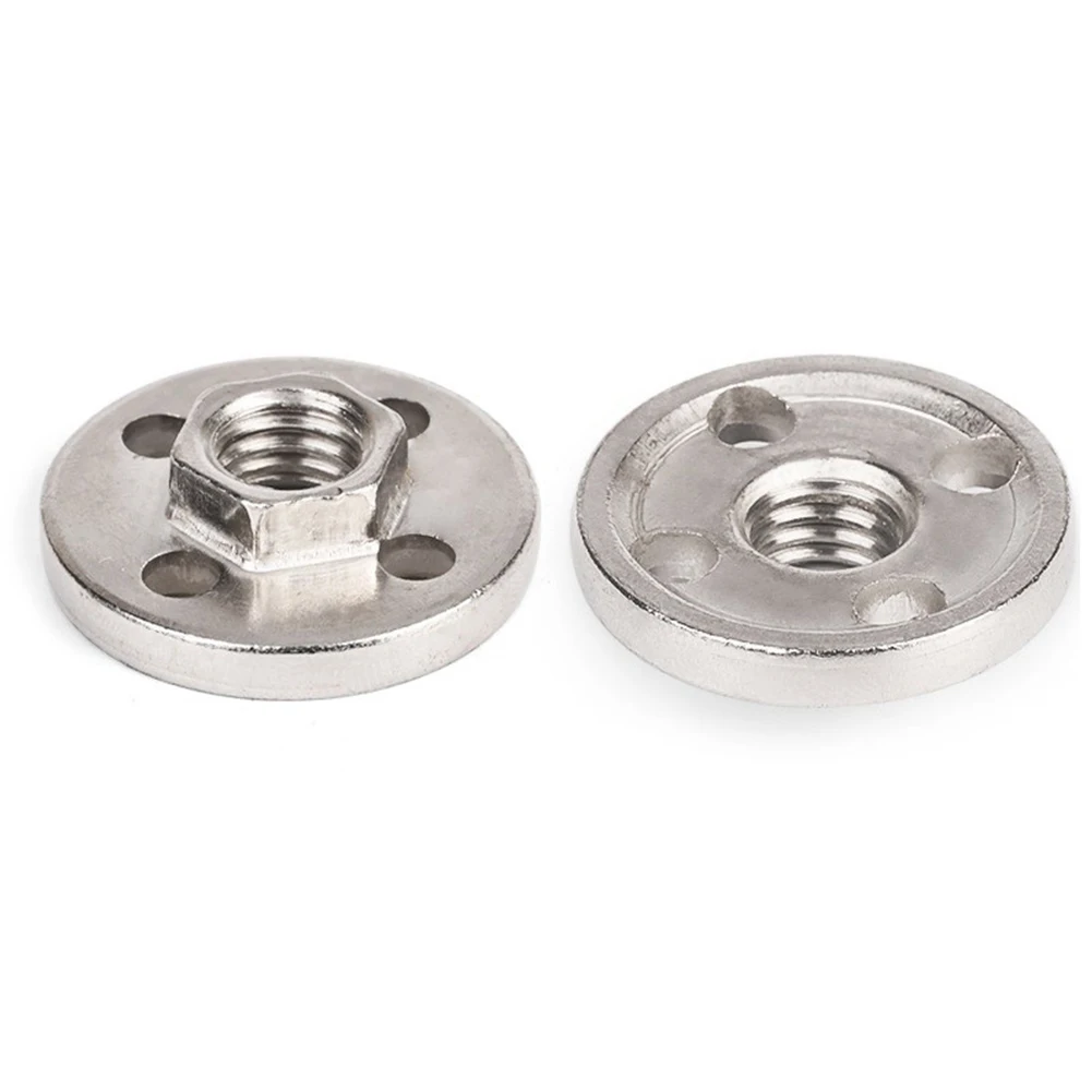 

Power Tools Pressure Plate Home Sand Smooth Silver 1pcs Angle Grinder Fitting Tool For Type 100 Hexagon Nut Metal