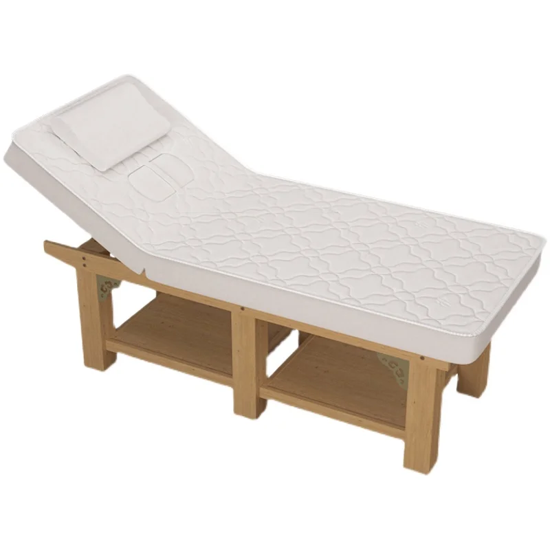

Solid wood latex chest hole beauty bed, ear picking bed, massage, physical therapy, embroidery, beauty body moxibustion bed