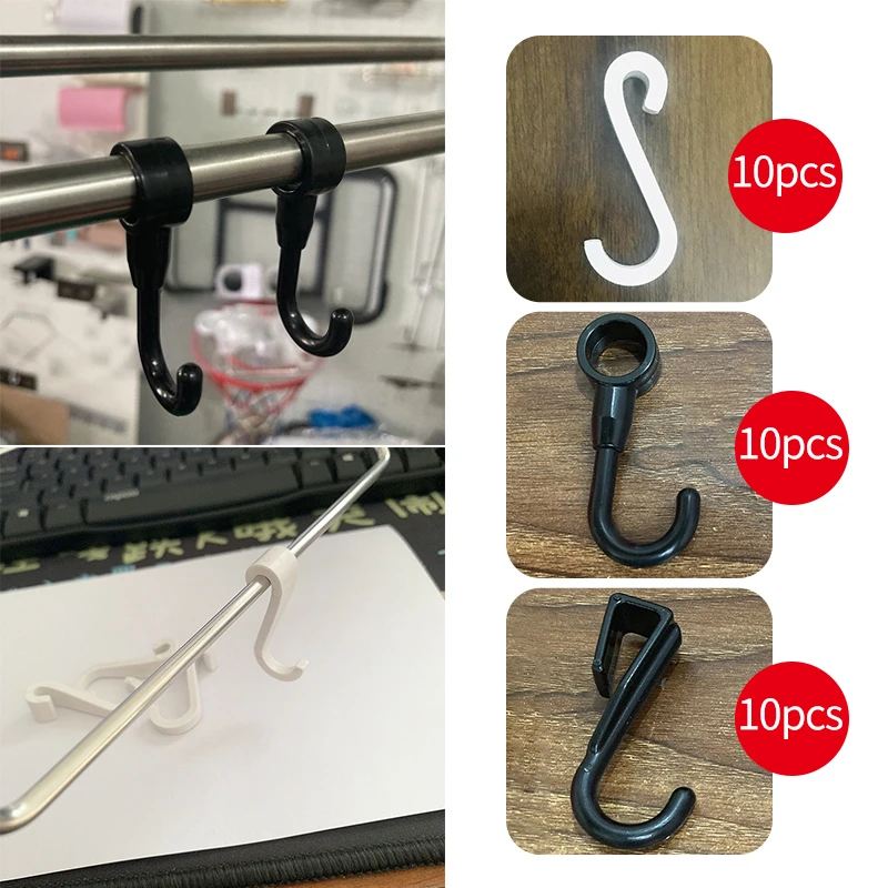 10PCS Plastic Hooks S-Shaped Fangers Clothing Towel Baskets Hanger Hook Cloth Hanger Portable Clothespin Holder
10PCS Plastic Hooks S-Shaped Fangers Clothing Towel Baskets Hanger Hook Cloth Hanger Portable Clothespin Holder