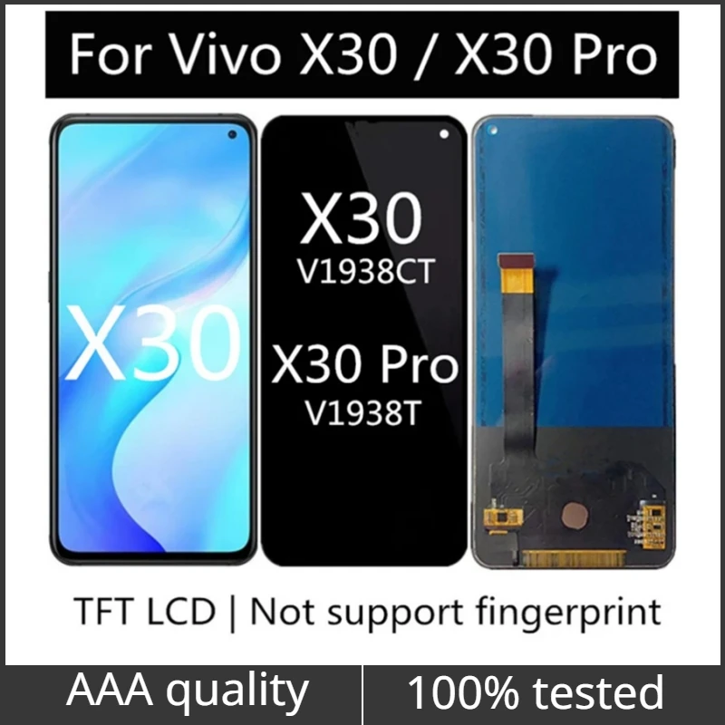 6.44" TFT For VIVO X30 5G LCD Display Touch Screen Assembly Replacement For phone VIVO X30 PRo V1938CT V1938T LCD
6.44" TFT For VIVO X30 5G LCD Display Touch Screen Assembly Replacement For phone VIVO X30 PRo V1938CT V1938T LCD