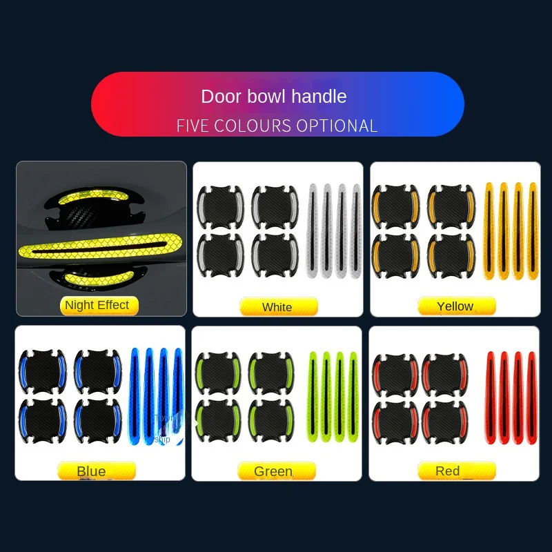 Reflective Warning Sticker Rear Mirror Wheel Eyebrow Anti-collision Bumper Lamina Laminae Handle Door Bowl Exterior Decoration
Reflective Warning Sticker Rear Mirror Wheel Eyebrow Anti-collision Bumper Lamina Laminae Handle Door Bowl Exterior Decoration