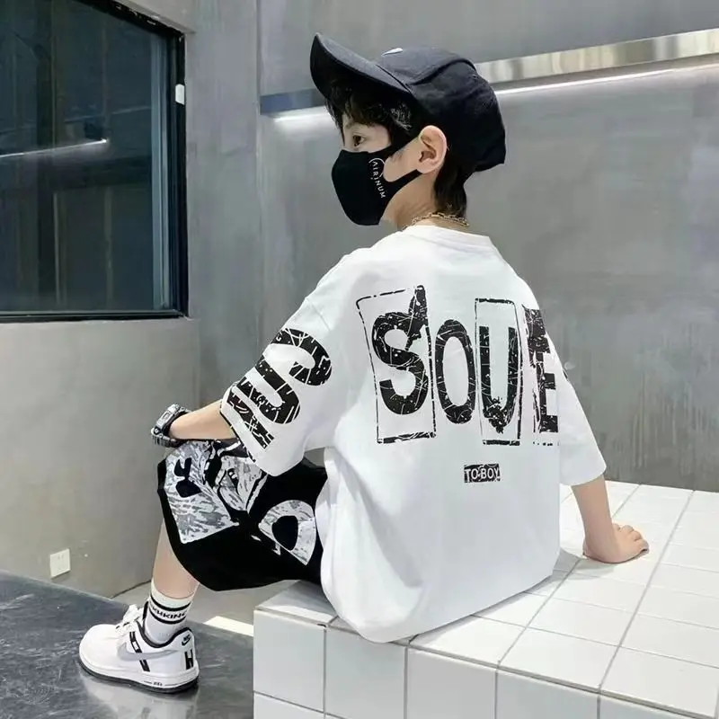 Toddler Girl Clothes Short Sleeve 2PCS Set Summe 2024 New Fashion Boys Girls Outfits Casual r Letter Boutique Kids Clothing Sets
Toddler Girl Clothes Short Sleeve 2PCS Set Summe 2024 New Fashion Boys Girls Outfits Casual r Letter Boutique Kids Clothing Sets