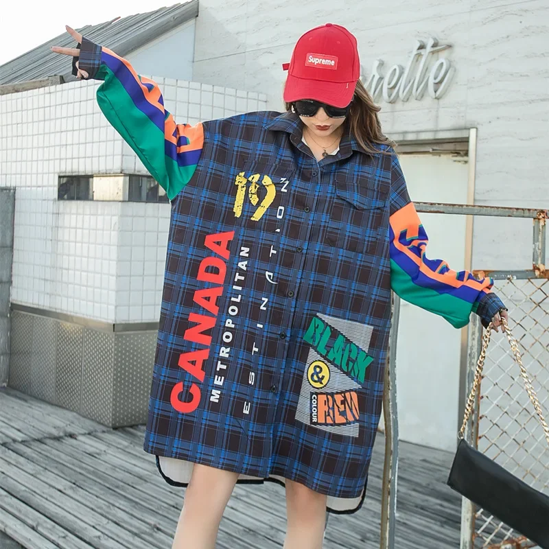 Women's Button Shirt Long Sleeve Streetwear Y2k Tops Blouse Women Loose Leisure Plaid Luxury Designer Clothing Thin
Women's Button Shirt Long Sleeve Streetwear Y2k Tops Blouse Women Loose Leisure Plaid Luxury Designer Clothing Thin