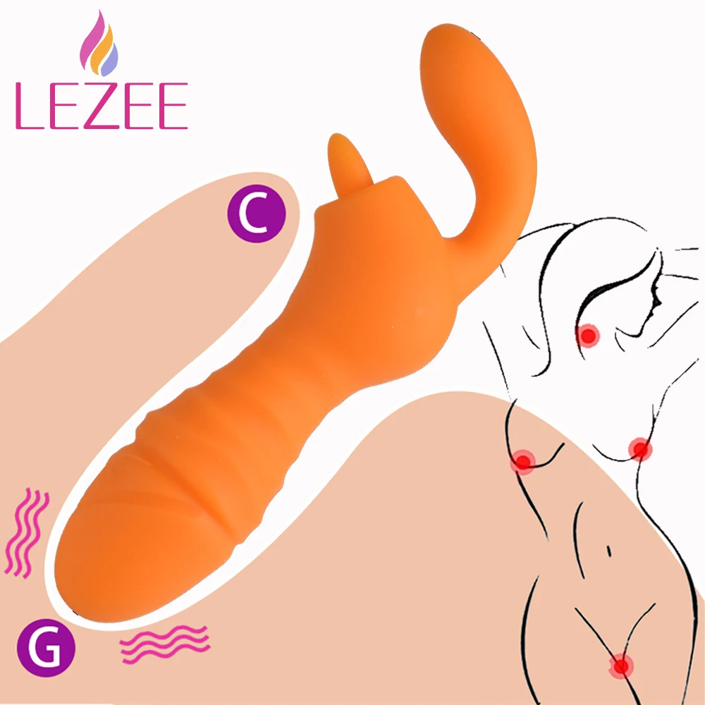 

LEZEE Wireless Vibrating Egg AV Vibrators Dual Head 10 Speed Frequency G-spot Anal Massager Sex Toys For Women Masturbator