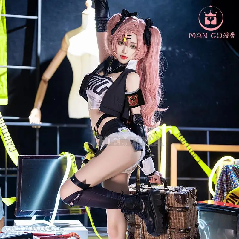Nicole Demara Cosplay Game Zenless Zone Zero Costume Pink Wig Halloween Cute Girl Women New Year Party Cosplay Shorts Sexy Suit
Nicole Demara Cosplay Game Zenless Zone Zero Costume Pink Wig Halloween Cute Girl Women New Year Party Cosplay Shorts Sexy Suit