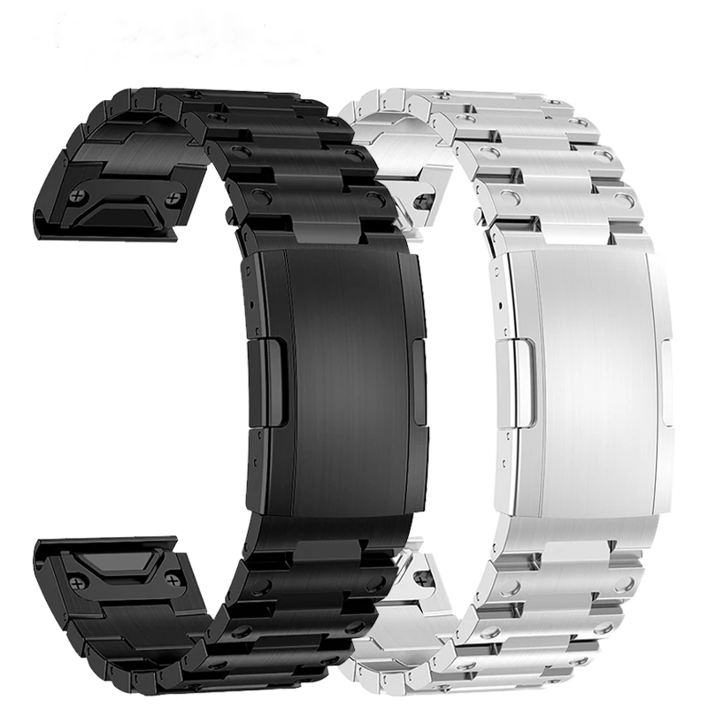 22mm 26mm Stainless Steel Metal Watch Band Quick Fit for Garmin Fenix 6 6X 7X 7 Solar/ 6 Pro / 5 Plus/ Instinct/epix Gen 2 Strap
22mm 26mm Stainless Steel Metal Watch Band Quick Fit for Garmin Fenix 6 6X 7X 7 Solar/ 6 Pro / 5 Plus/ Instinct/epix Gen 2 Strap