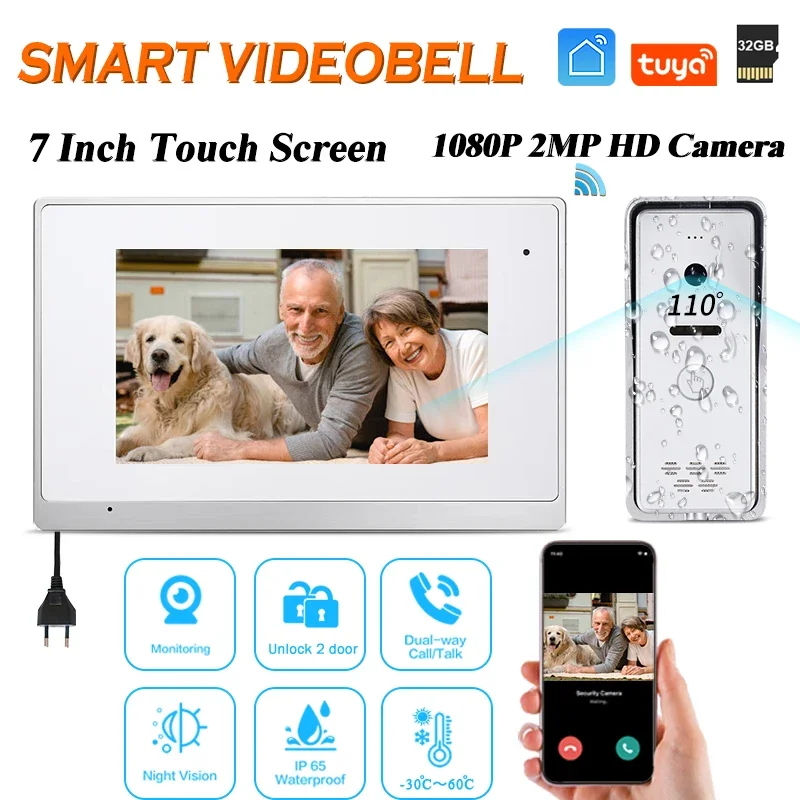 OEM ODM Smart door bell camera wifi video tuya smart home kit blink visual control of the situation in front of the call unit
OEM ODM Smart door bell camera wifi video tuya smart home kit blink visual control of the situation in front of the call unit