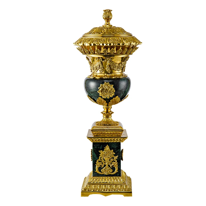 Retro Vintage Golden Brass Marble Luxury House Decoration Incense Burner Household Item Wholesale
Retro Vintage Golden Brass Marble Luxury House Decoration Incense Burner Household Item Wholesale