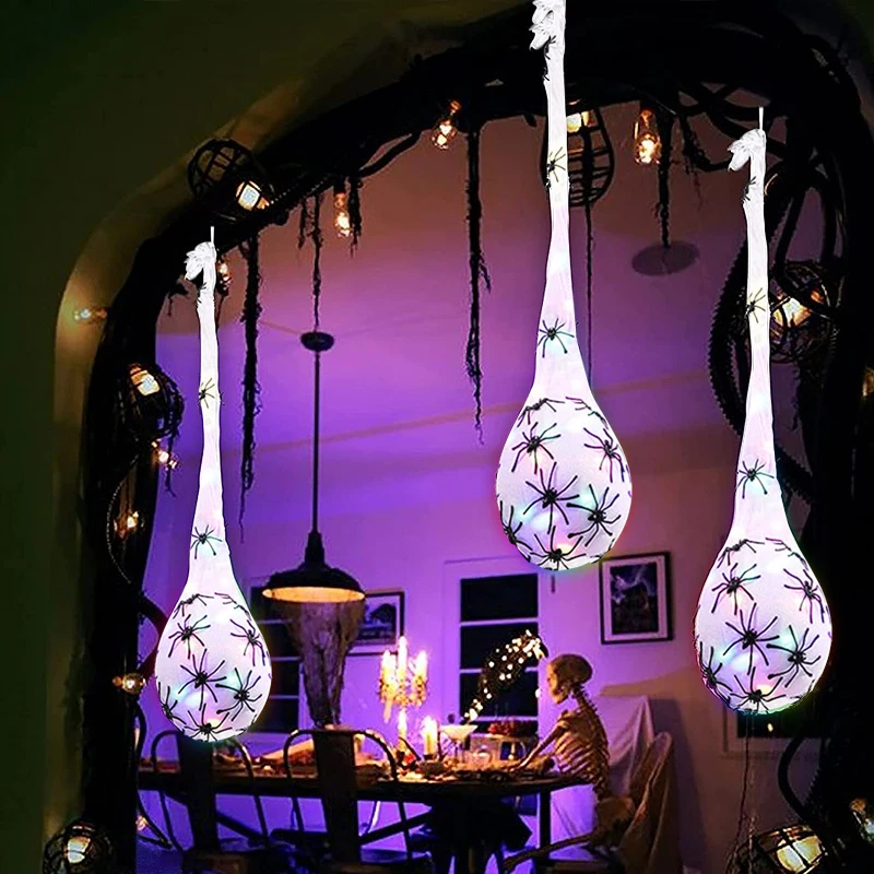 Halloween Spider Eggs Light Up Spider Hangings Egg Sacs Hanging Light Decorations Web Halloween Decorations For Haunted House
Halloween Spider Eggs Light Up Spider Hangings Egg Sacs Hanging Light Decorations Web Halloween Decorations For Haunted House