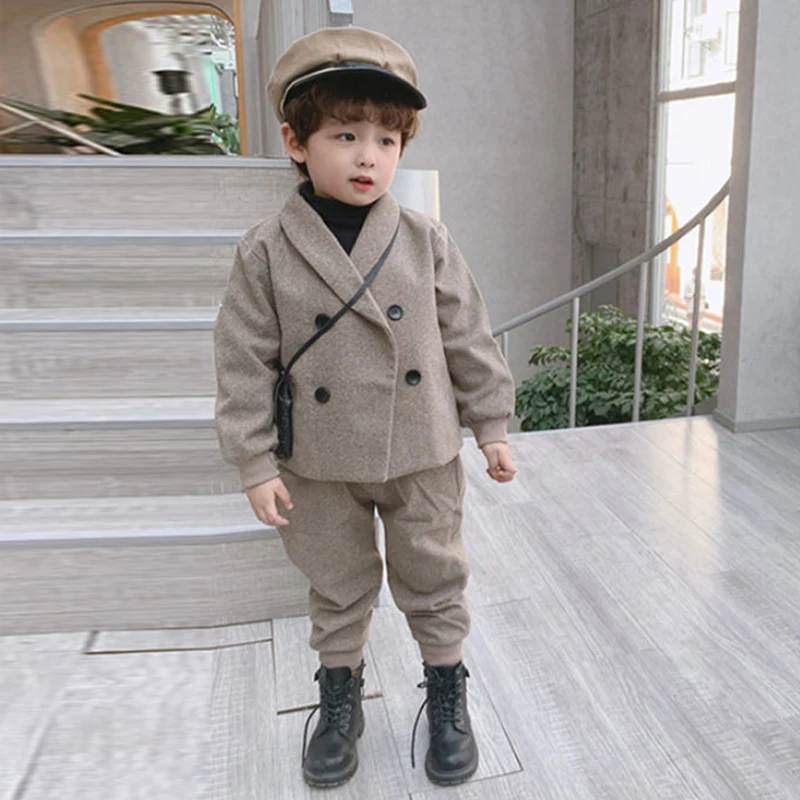 Kid Boys Spring and fall Suit Boys Baby Clothes set 2022 new Children's Clothing Casual Tops + pants 2 piece set Formal wear
Kid Boys Spring and fall Suit Boys Baby Clothes set 2022 new Children's Clothing Casual Tops + pants 2 piece set Formal wear