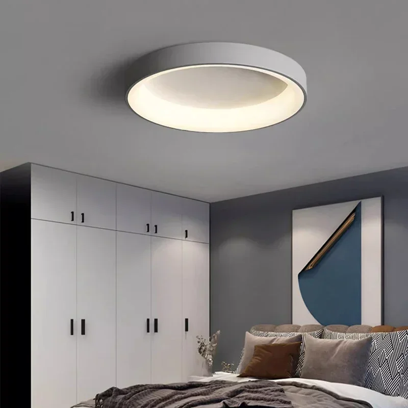 Modern LED Round Ceiling Lamp Nordic White Gray Home Decor Lamps For Bedroom Living Room Study Dining Room Illumination Fixtures
Modern LED Round Ceiling Lamp Nordic White Gray Home Decor Lamps For Bedroom Living Room Study Dining Room Illumination Fixtures