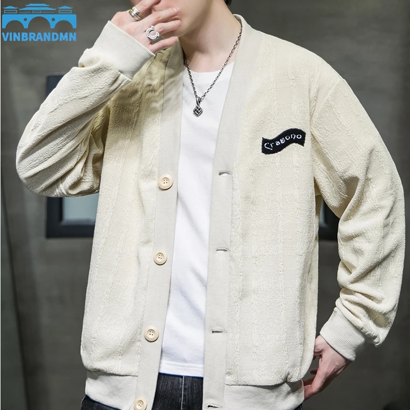 2022 Autumn and Spring Chinese Style Men's Towel V-neck Long-sleeved Loose Casual Solid Color Cardigan Jacket Temperament Top
2022 Autumn and Spring Chinese Style Men's Towel V-neck Long-sleeved Loose Casual Solid Color Cardigan Jacket Temperament Top