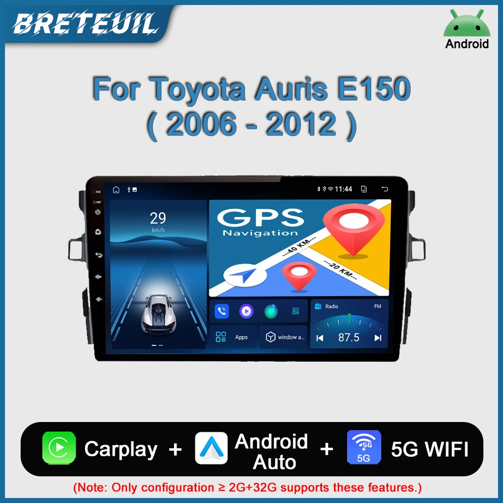 Автомагнитола для Toyota Auris E150 2006 2007 2008 2009 2010 2011 2012, Android, GPS-навигация, мультимедийный видеоплеер, Carplay, сенсорный экран, авто, стерео, Wi-Fi
Автомагнитола для Toyota Auris E150 2006 2007 2008 2009 2010 2011 2012, Android, GPS-навигация, мультимедийный видеоплеер, Carplay, сенсорный экран, авто, стерео, Wi-Fi