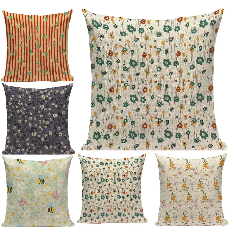 45x45cm Retro Stripe Cover Sofa Hotel Bedroom Decor Bee Zou Ju Flowers Floral Pillow Case New Year Home Decoration E1438
45x45cm Retro Stripe Cover Sofa Hotel Bedroom Decor Bee Zou Ju Flowers Floral Pillow Case New Year Home Decoration E1438