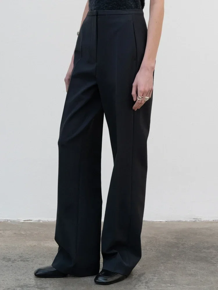 2023 Spring and Summer New Women Wide-leg Narrow-waist Straight-leg Casual Pants
2023 Spring and Summer New Women Wide-leg Narrow-waist Straight-leg Casual Pants