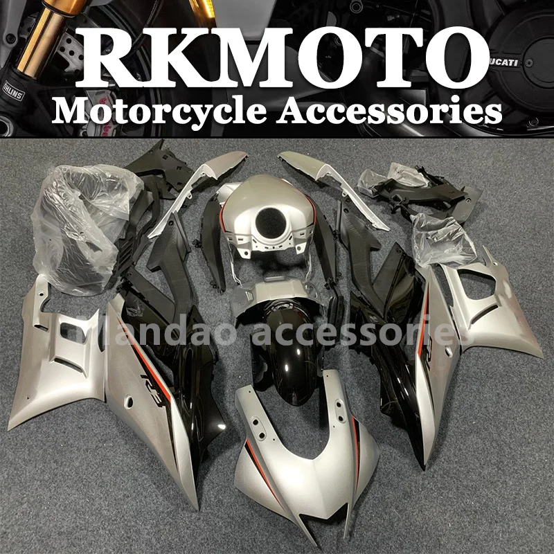 Motorcycle Fairings Kit Fit For YZF R25 R3 2019-2020 2021 2022 2023 Bodywork set High quality ABS injection Silver gray
Motorcycle Fairings Kit Fit For YZF R25 R3 2019-2020 2021 2022 2023 Bodywork set High quality ABS injection Silver gray