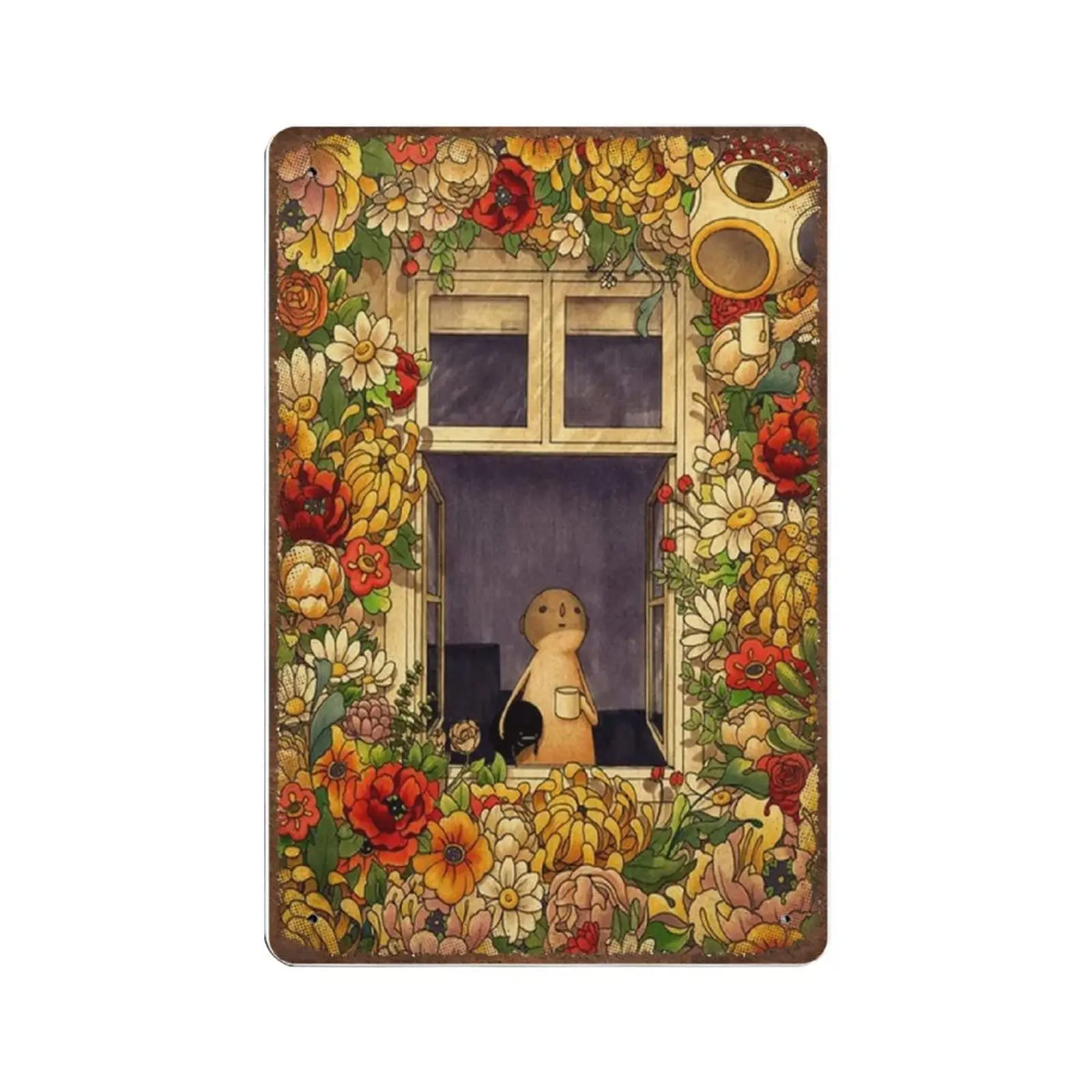 Vintage Metal Tin Sign Plaque,Colorful Flower Garden Tin Sign Floral Gardening Wall Art,Man cave Pub Club Cafe Home Decor Plate,
Vintage Metal Tin Sign Plaque,Colorful Flower Garden Tin Sign Floral Gardening Wall Art,Man cave Pub Club Cafe Home Decor Plate,