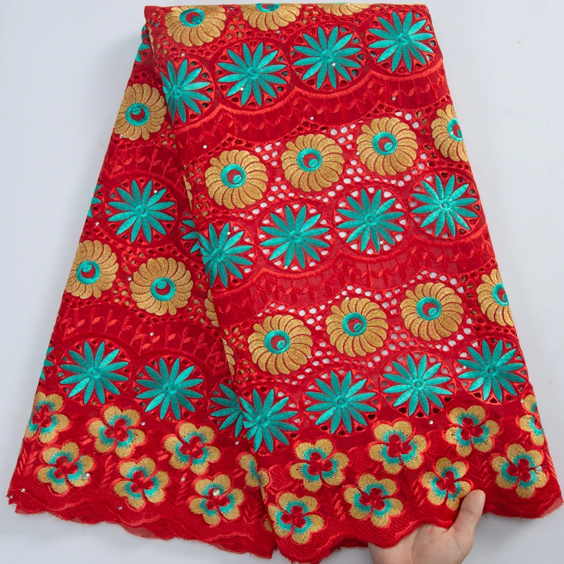 Red Swiss Lace Fabric 2023 Embroidered Fabric African Dry Cotton Lace Fabric For Women Party Dress Sew Nigerian Voile Lace A3212 
Red Swiss Lace Fabric 2023 Embroidered Fabric African Dry Cotton Lace Fabric For Women Party Dress Sew Nigerian Voile Lace A3212