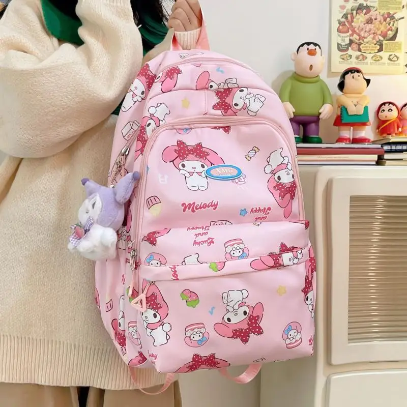 Sanrio рюкзак Hellokitty рюкзак Kuromi Kawaii аниме студенческий водонепроницаемый рюкзак My Melody Мультфильм большая емкость сумка подарок
Sanrio рюкзак Hellokitty рюкзак Kuromi Kawaii аниме студенческий водонепроницаемый рюкзак My Melody Мультфильм большая емкость сумка подарок