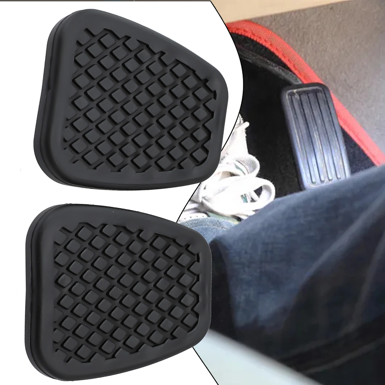 Pedal Pad Rubber Cover For CRV For Honda LX & EX Manual 2 Pcs/Set 2011 - 2016 Brake Clutch Cover For CR-Z Pedal Pad Rubber
Pedal Pad Rubber Cover For CRV For Honda LX & EX Manual 2 Pcs/Set 2011 - 2016 Brake Clutch Cover For CR-Z Pedal Pad Rubber