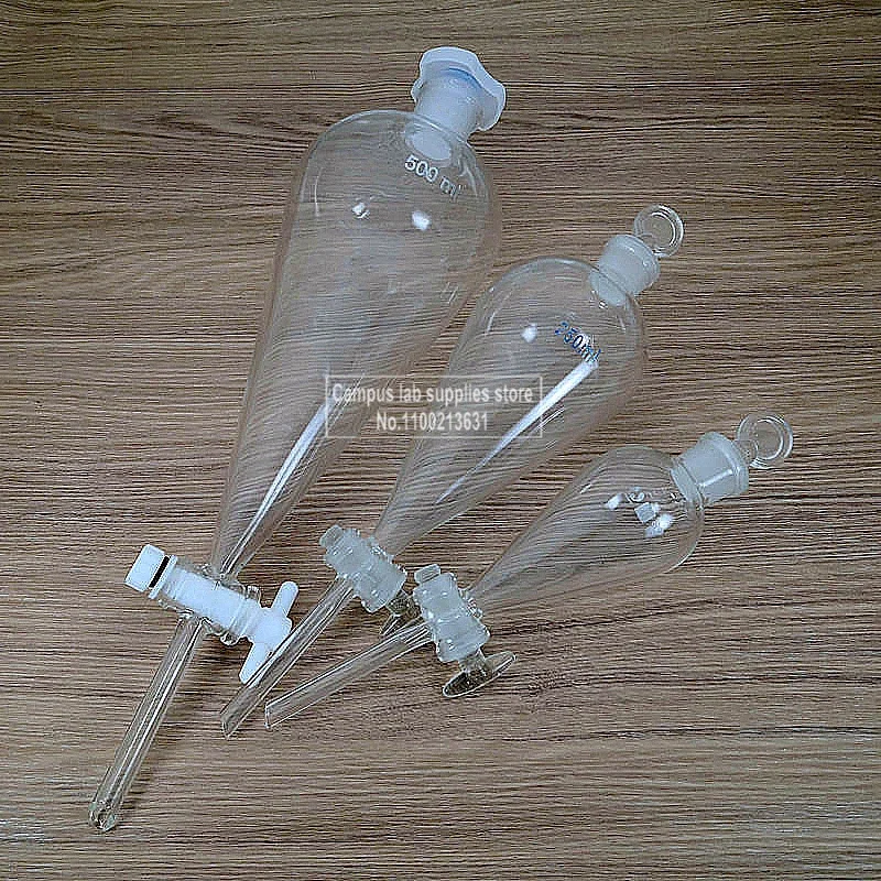 1pcs 60ml to 1000ml Glass Pear-Shaped Separatory Funnel Used to Eurify Essential Oil Chemical Experiment
1pcs 60ml to 1000ml Glass Pear-Shaped Separatory Funnel Used to Eurify Essential Oil Chemical Experiment
