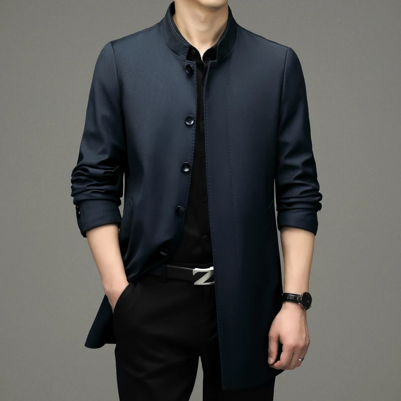 Новинка Весна 2024, стильный мужской Тренч, модный тренчкот В английском стиле, мужская повседневная верхняя одежда, куртки, Мужская одежда, размеры
Новинка Весна 2024, стильный мужской Тренч, модный тренчкот В английском стиле, мужская повседневная верхняя одежда, куртки, Мужская одежда, размеры