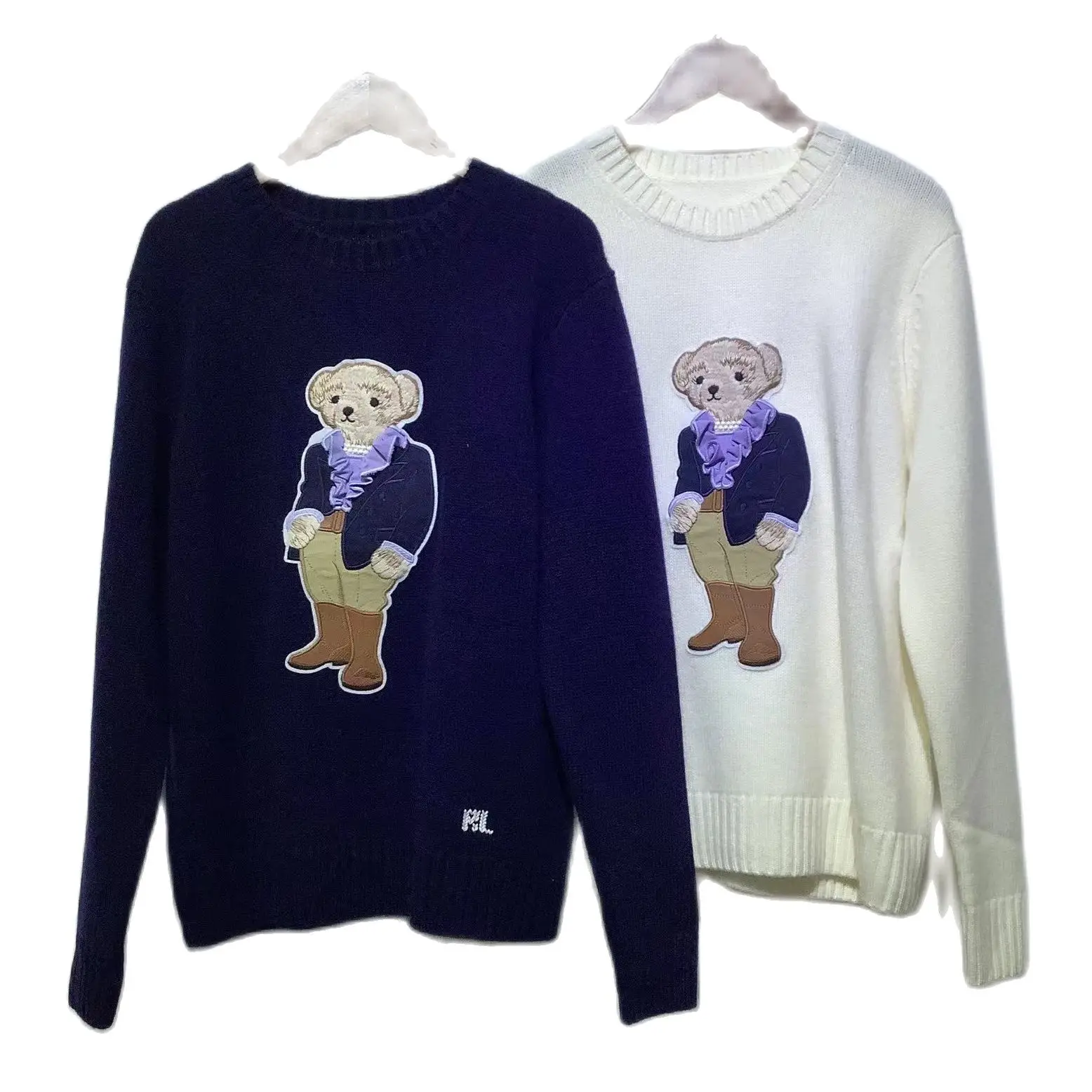 L@R New bear fashion trend temperament commuter autumn winter round neck sweater sweater
L@R New bear fashion trend temperament commuter autumn winter round neck sweater sweater