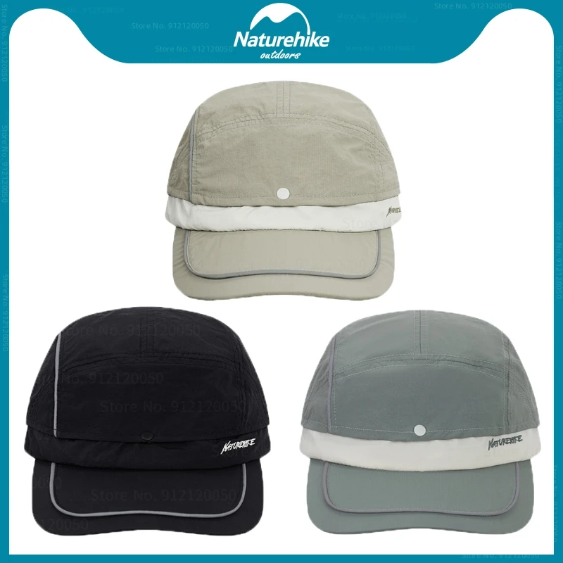 

Naturehike Double Layer Breathable Sun Protection Cap Summer Camping Hiking Baseball Cap Outdoor Climbing Detachable Cap