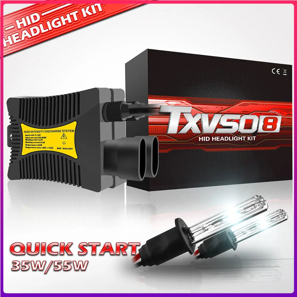 

2pcs 12V 55W Xenon H7 HID Conversion Kit H1 H3 H11 9005 Bulb Auto Car Headlight Lamp 3000k 4300k 5000K 6000k 8000K 12000K