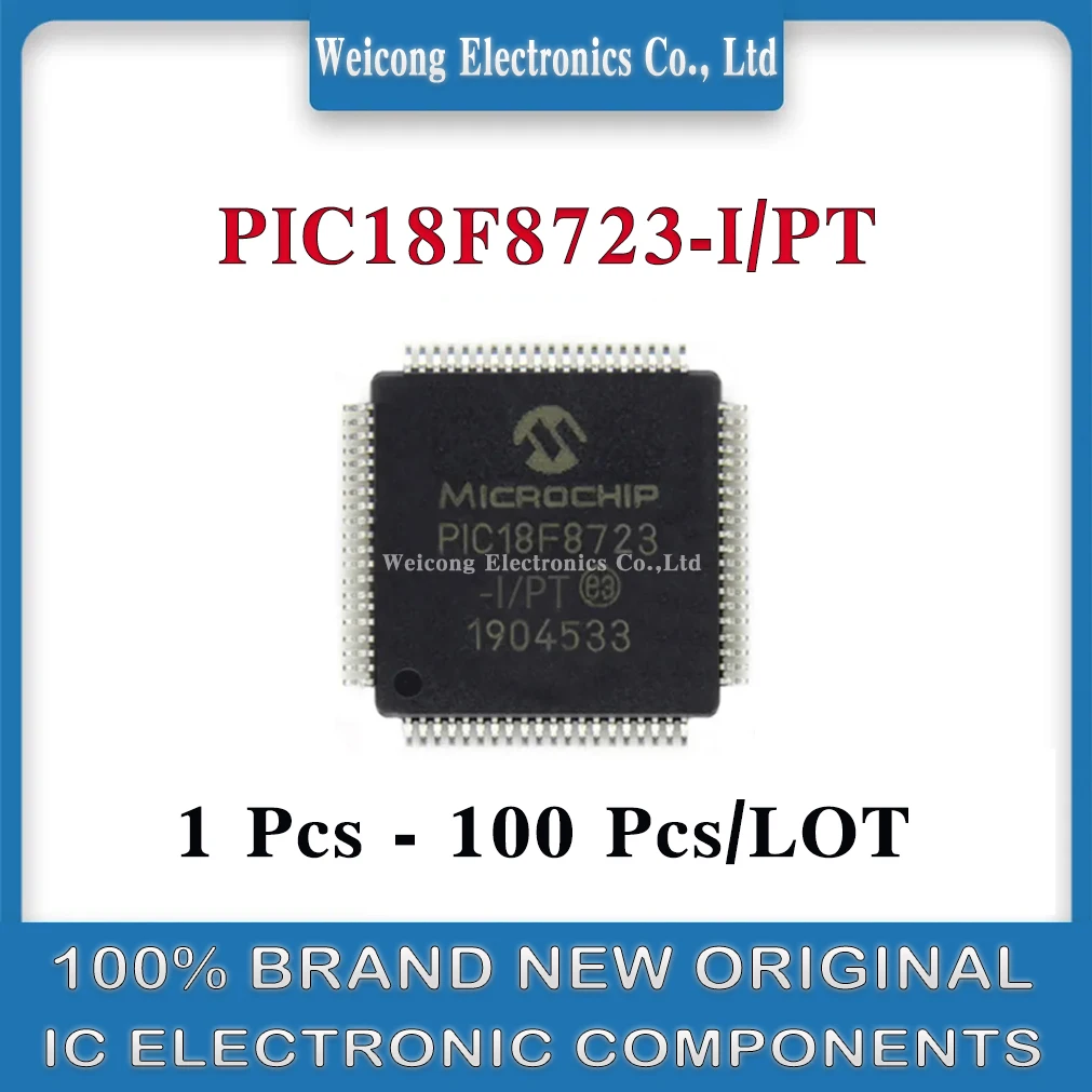 

PIC18F8723-I/PT PIC18F8723-I PIC18F8723 PIC18F PIC18 PIC IC MCU Chip TQFP-80