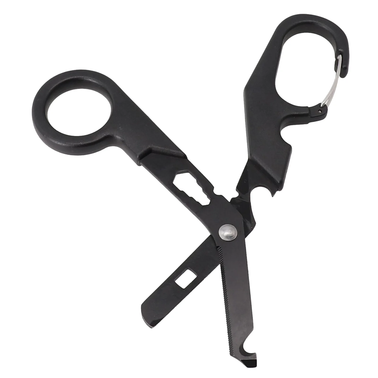 Durable multitool survival scissors trauma shears Unique all black perfect for canvas cutting and stitch removal
Durable multitool survival scissors trauma shears Unique all black perfect for canvas cutting and stitch removal