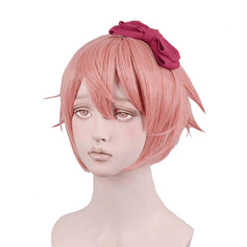 DDLC Doki Literature Club Sayori женский розовый короткий парик косплей костюм термостойкие синтетические волосы парики (без головных уборов)
DDLC Doki Literature Club Sayori женский розовый короткий парик косплей костюм термостойкие синтетические волосы парики (без головных уборов)