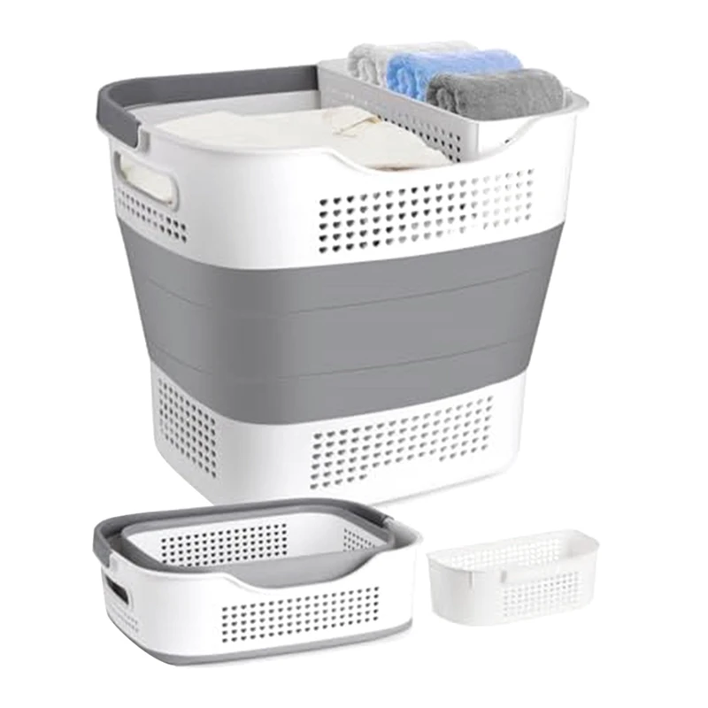 1Set Collapsible Laundry Basket Foldable Laundry Basket PP With Handles For Laundry
1Set Collapsible Laundry Basket Foldable Laundry Basket PP With Handles For Laundry