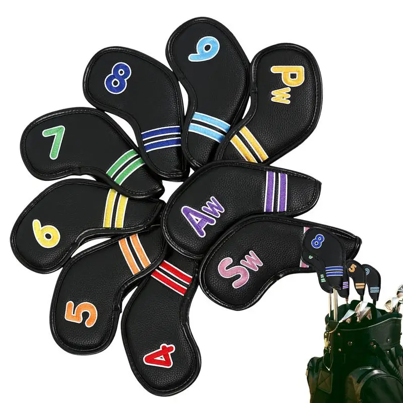 Golf Iron Covers Set 9pcs Golf Headcovers Set Number Print Golf Iron Club Head Covers Golfs Rod Cover Golfing Headcovers
Golf Iron Covers Set 9pcs Golf Headcovers Set Number Print Golf Iron Club Head Covers Golfs Rod Cover Golfing Headcovers