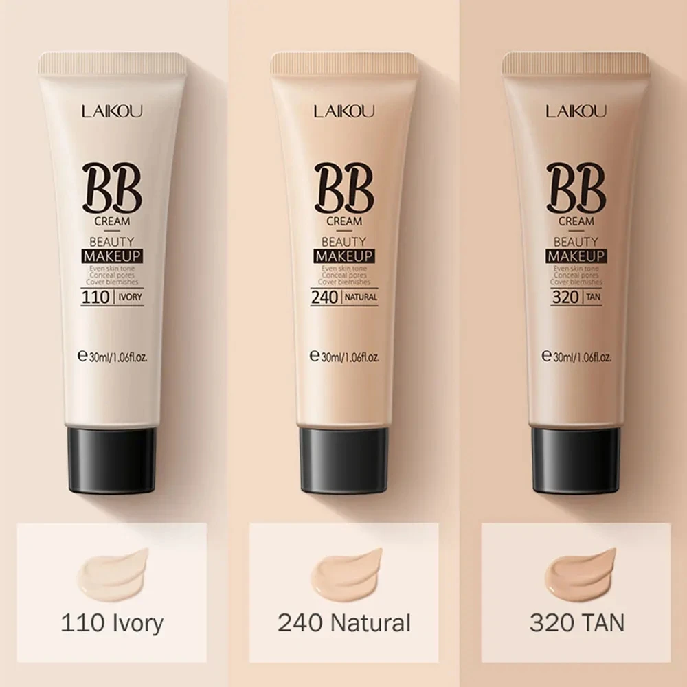 LAIKOU BB Cream Long Lasting Waterproof Even Skin Tone Conceal Pores Cover Blemishes Face Makeup 30ml
LAIKOU BB Cream Long Lasting Waterproof Even Skin Tone Conceal Pores Cover Blemishes Face Makeup 30ml