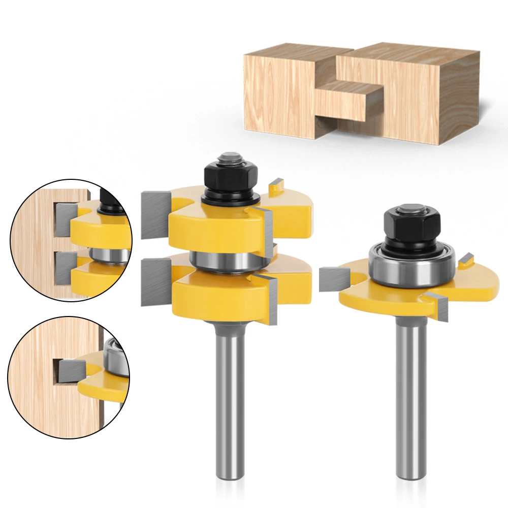 2PCS 47MM Cove 1-7/8 T&G ASSEMBLY Cutter Router Bit Woodworking Milling Cutter For Wood Face Mill Wood Drill Carbide Cutter Set
2PCS 47MM Cove 1-7/8 T&G ASSEMBLY Cutter Router Bit Woodworking Milling Cutter For Wood Face Mill Wood Drill Carbide Cutter Set