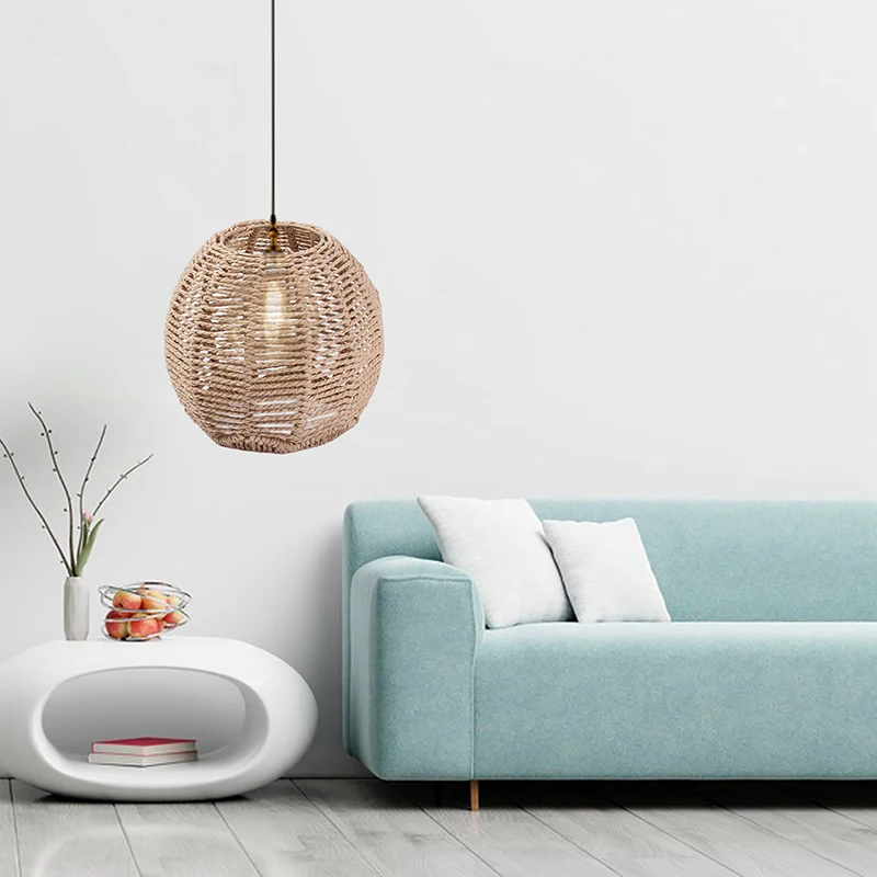 Vintage Rattan Woven Pendant Lampshade 9 S0e5986164cdc43a78b521938aa3f0dd3o