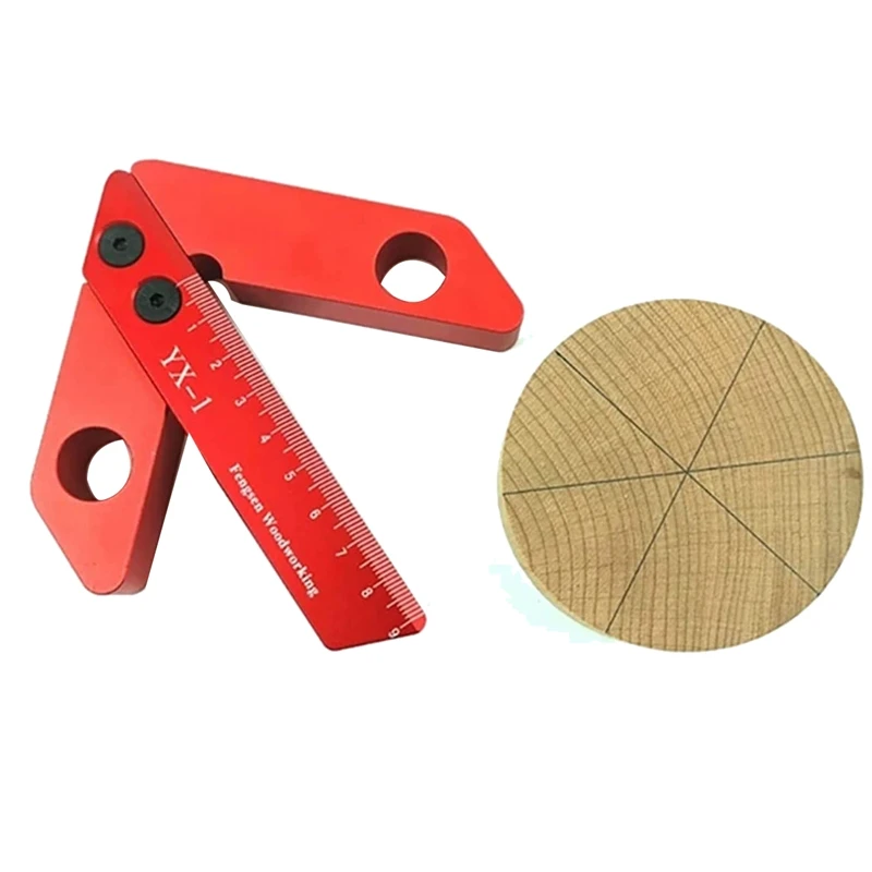 Woodworking Center Scribing Tool 45° 90° Center Finder Right Angle Center Scale Center, Woodworking Measuring Tool
Woodworking Center Scribing Tool 45° 90° Center Finder Right Angle Center Scale Center, Woodworking Measuring Tool