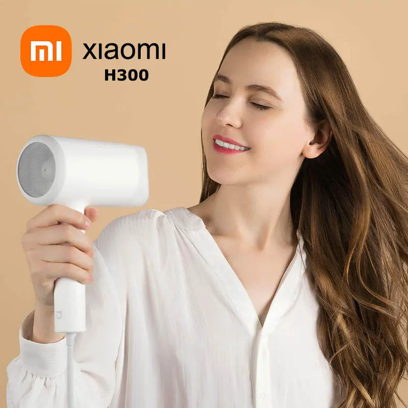 

XIAOMI MIJIA H300 Anion Hair Dryer Portable Hair Care Professional Hair Dryers 1600W Foldable Travel Blower Hairdryer