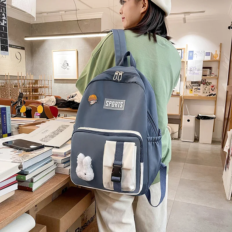 Women's Backpack Fashion Solid Zipper Nylon Shoulder Bag Teenager Girls School Bag Kawaii Female Bag School Backpack Mochila
Women's Backpack Fashion Solid Zipper Nylon Shoulder Bag Teenager Girls School Bag Kawaii Female Bag School Backpack Mochila