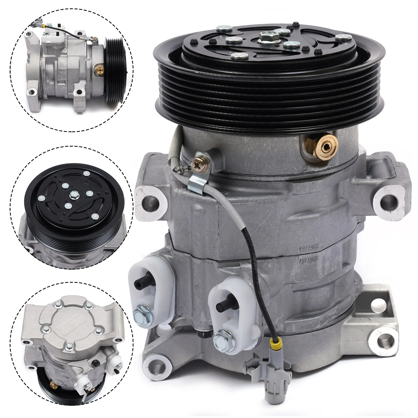 Air Conditioner Compressor with Clutch A/C AC Fit for Toyota Hilux 2.5L & 3.0L Engines
Air Conditioner Compressor with Clutch A/C AC Fit for Toyota Hilux 2.5L & 3.0L Engines