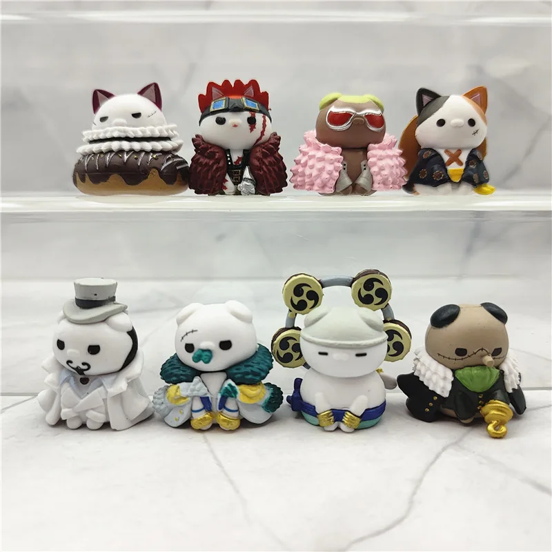 8Pcs/Set Cat Cosplay One Piece Cute Figure Doflamingo Figura Mini Kawaii Funny Dolls Model Cake Decoration Ornaments Kids Gift
8Pcs/Set Cat Cosplay One Piece Cute Figure Doflamingo Figura Mini Kawaii Funny Dolls Model Cake Decoration Ornaments Kids Gift