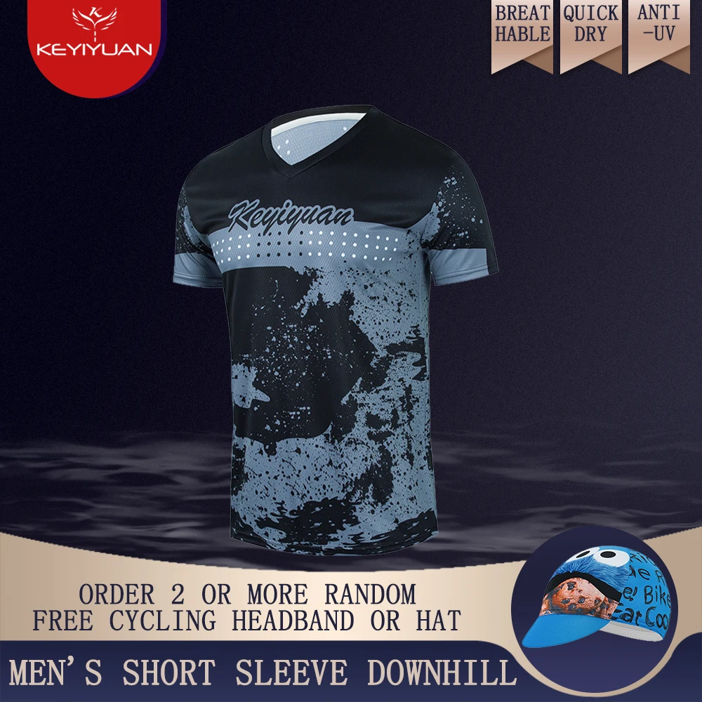 KEYIYUAN New Men Short Sleeve Downhill Jersey Tops Bicycle Motocross Bike T-Shirt Motorcycles Cycling Shirt Maillot Vtt Homme
KEYIYUAN New Men Short Sleeve Downhill Jersey Tops Bicycle Motocross Bike T-Shirt Motorcycles Cycling Shirt Maillot Vtt Homme