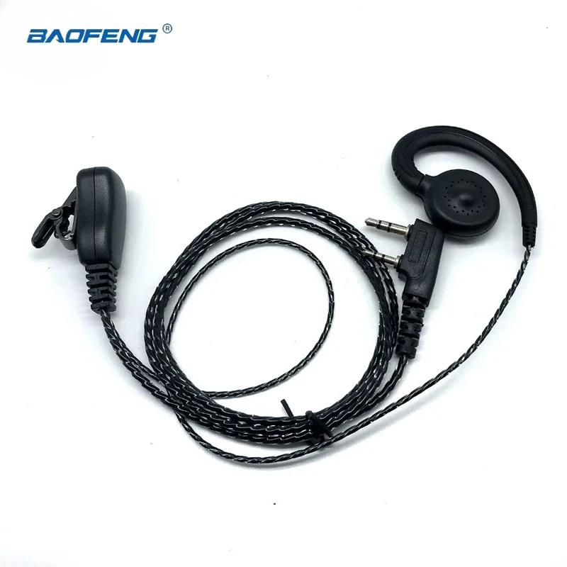 

2 Pin Baofeng UV-5R 777 888s Ear Bar Earpiece Mic PTT Headset for Kenwood PUXING Linton WOUXUN HYT Radios Baofeng Accessories